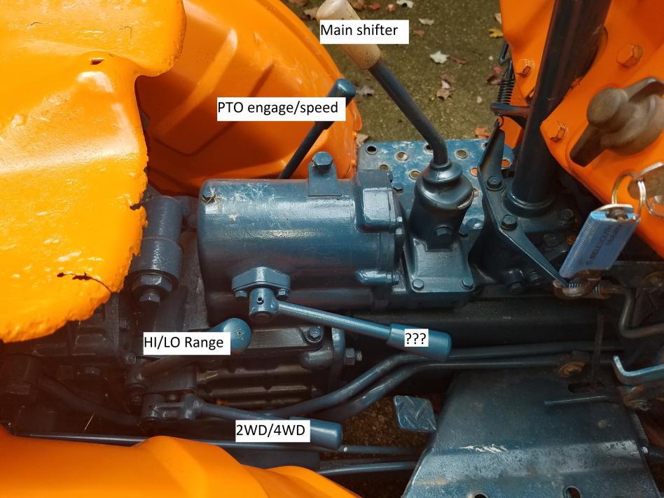 New B6000 owner...what's this extra lever? - OrangeTractorTalks