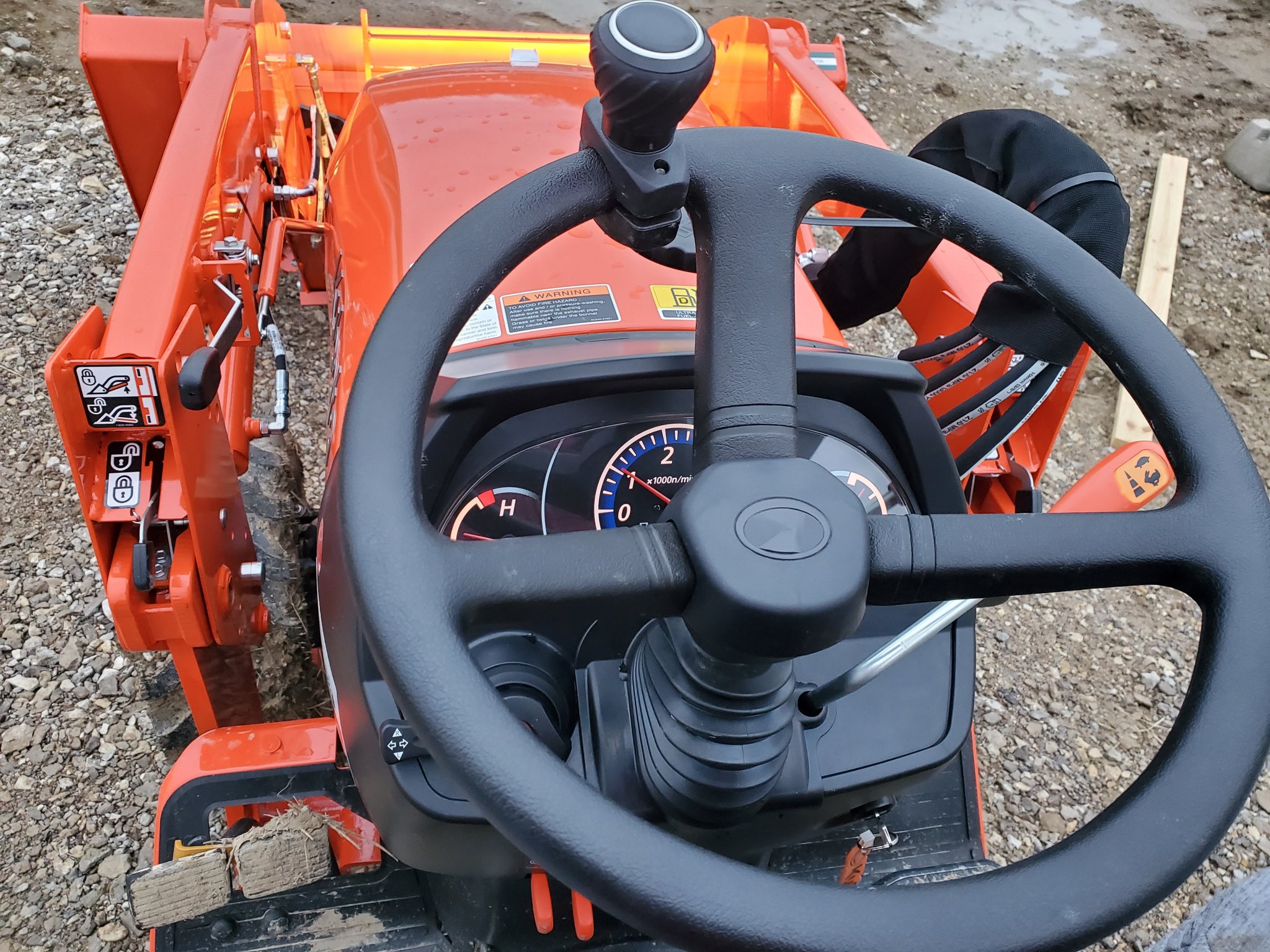 Steering Wheel OrangeTractorTalks Everything Kubota