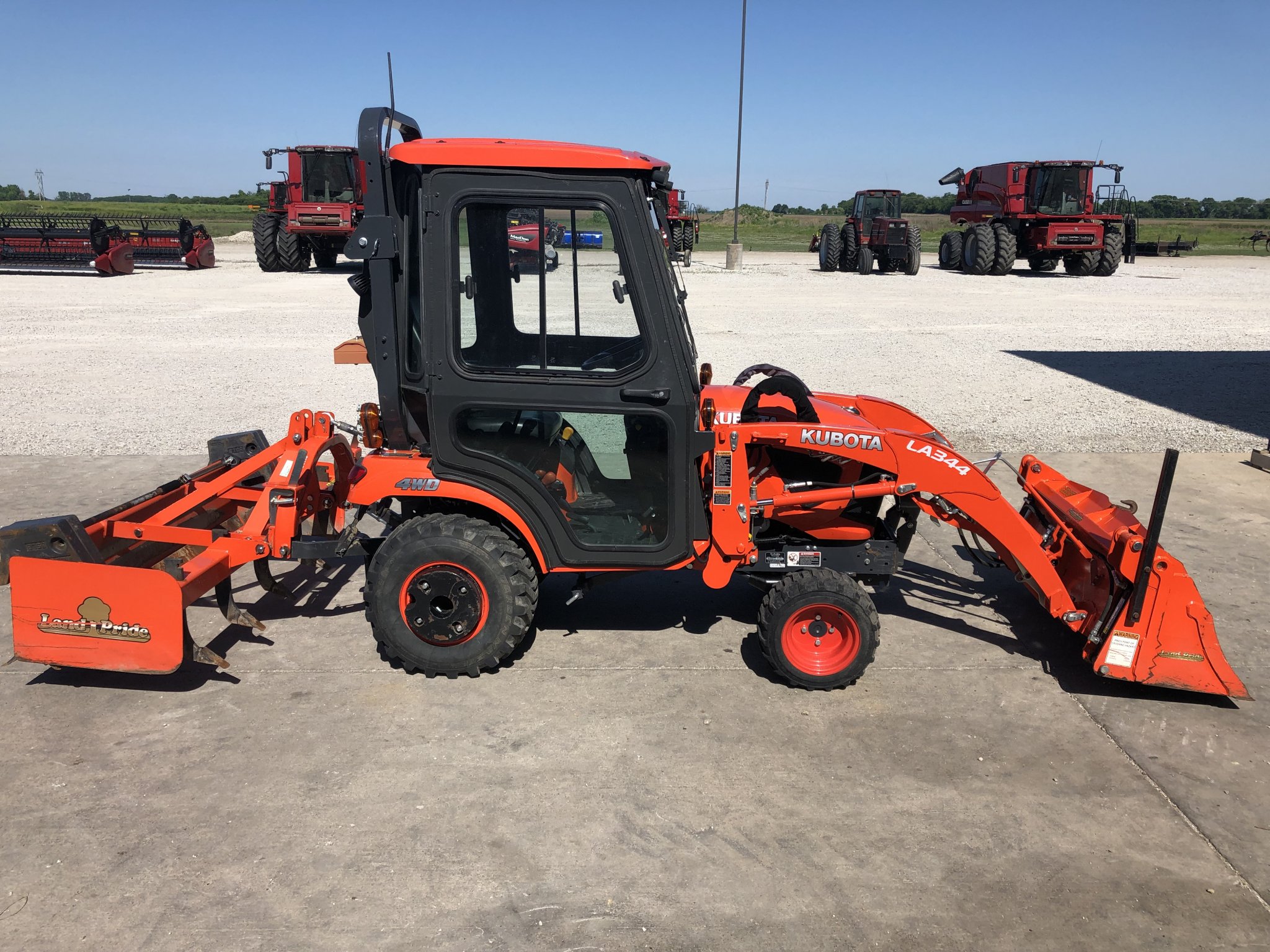 Custom Bx2680 With 4 In 1 Bucket And Cab Orangetractortalks