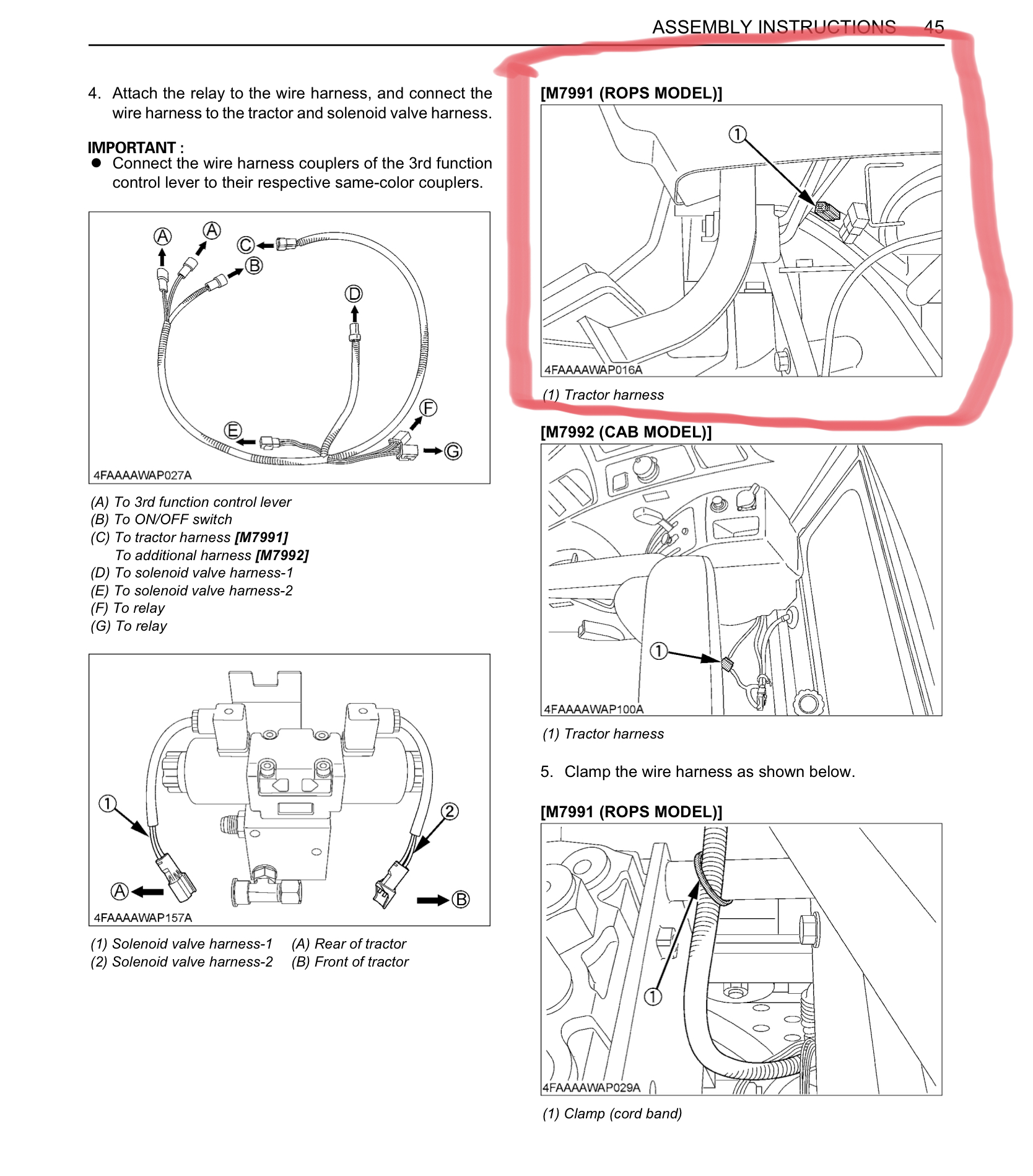 M7060 3d Function Kit Elect Harness Install Question ...