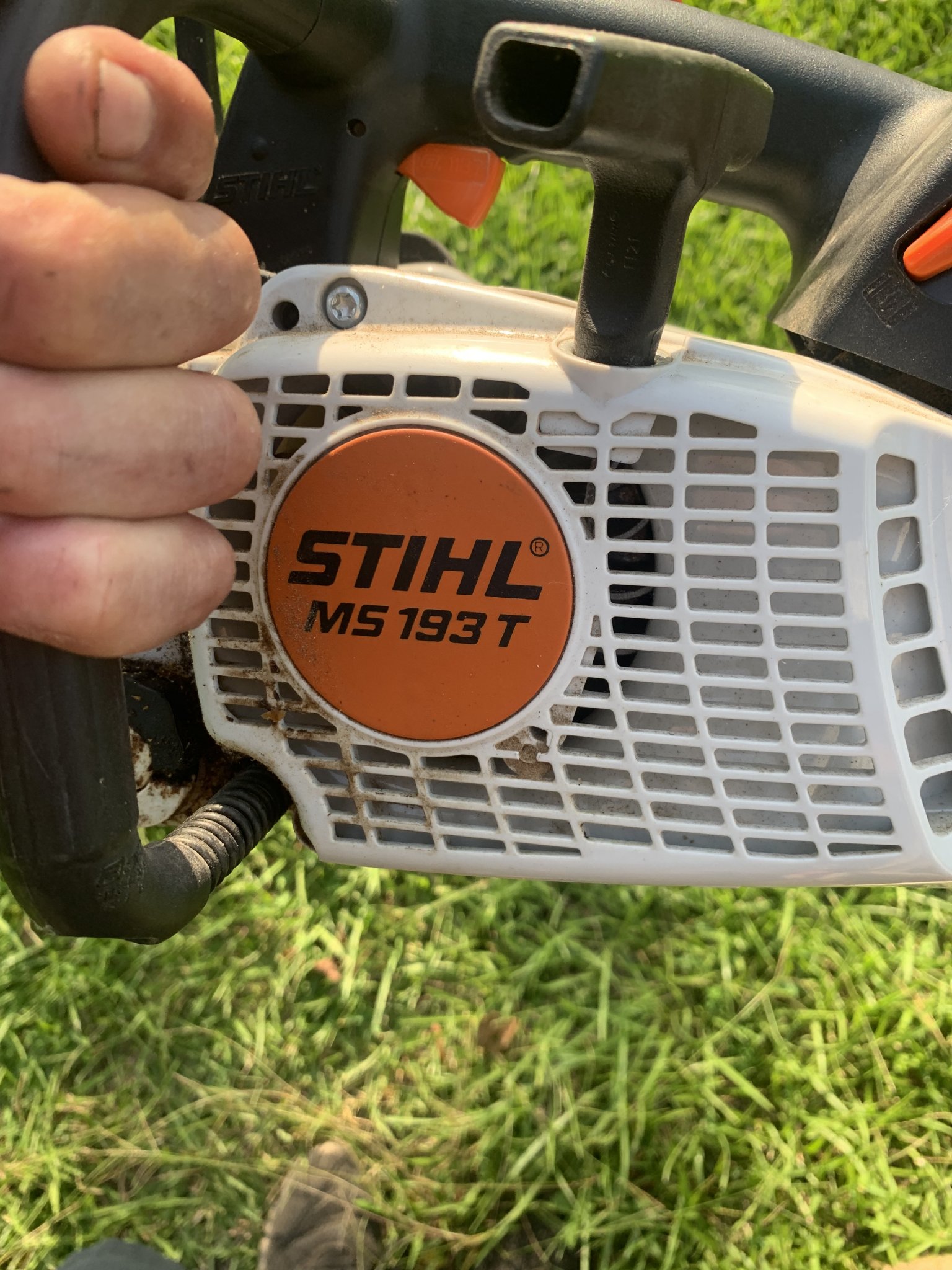 New Stihl Ms 194 Ce Chain Saw Not Fitted With Recommended Chain Or Bar Orangetractortalks Everything Kubota