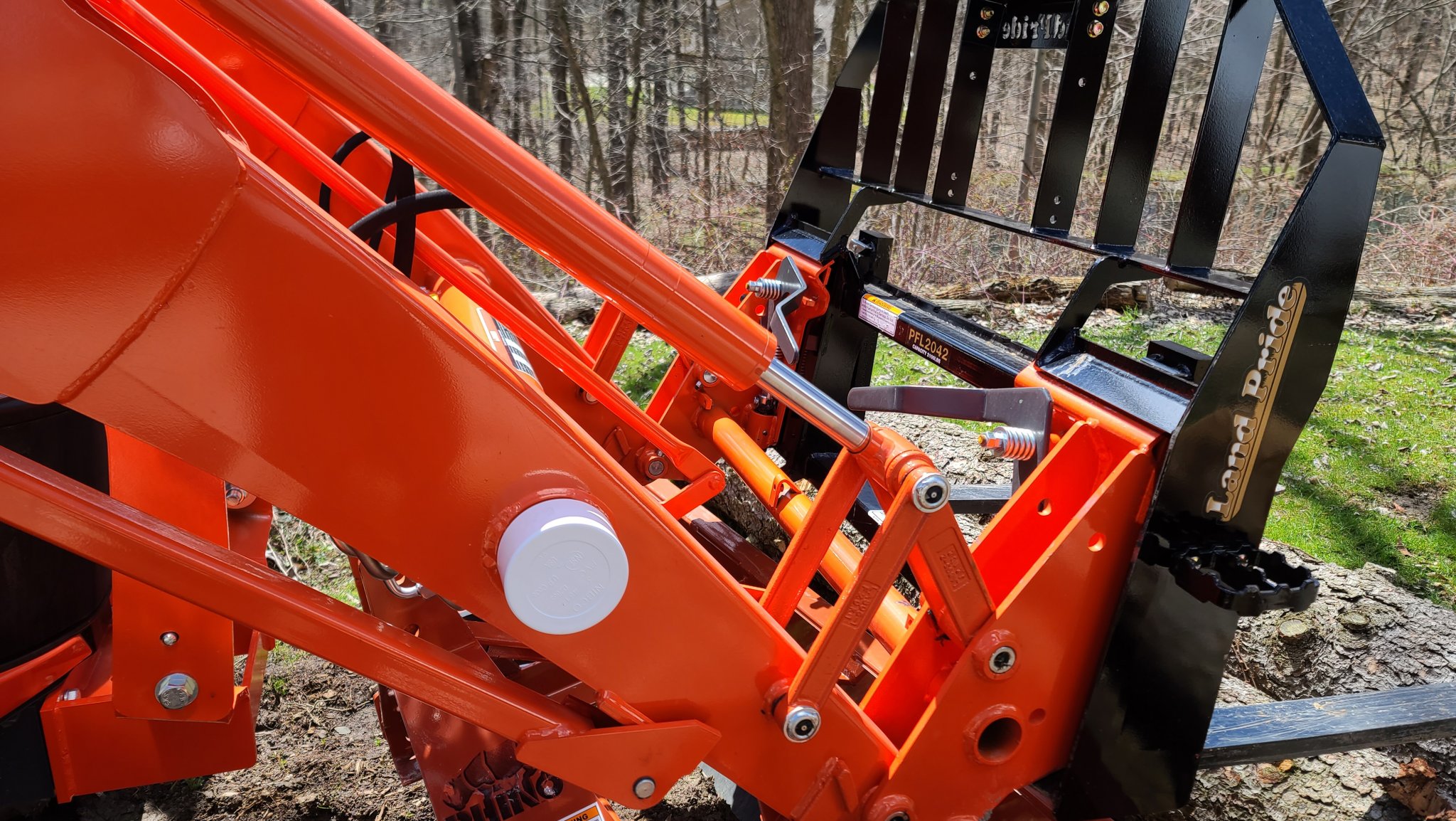 Kubota Tractor Metal Toolbox Orange Lockable - Farm Parts Store