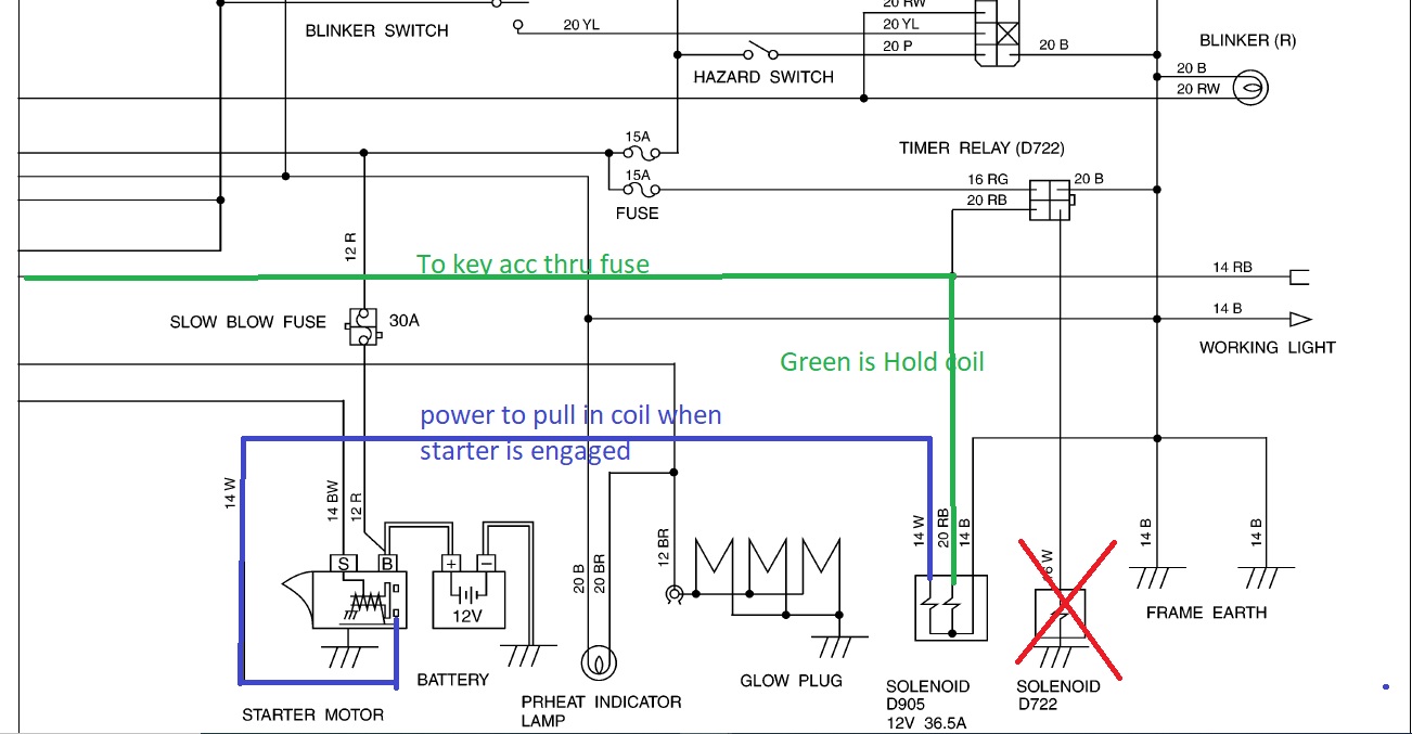 BX2200 not running with key in run | OrangeTractorTalks - Everything Kubota