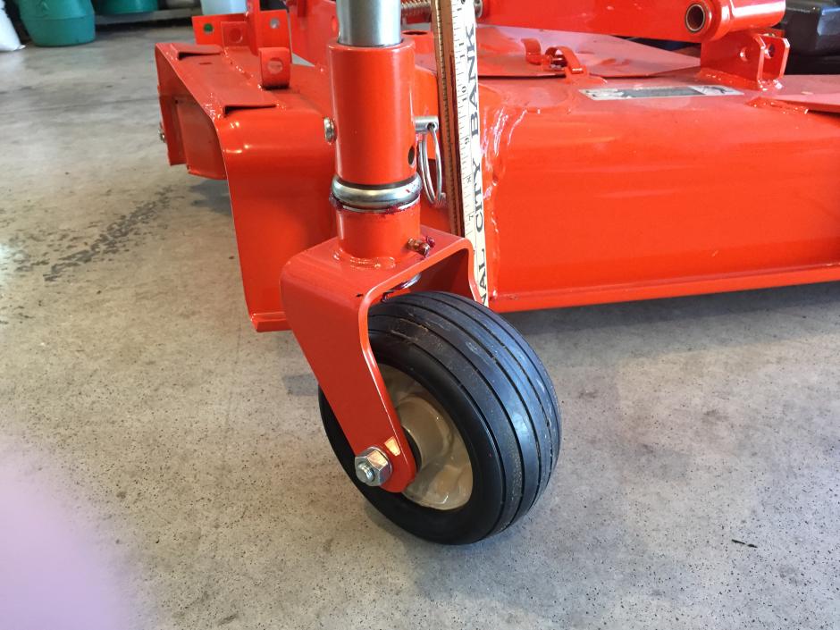 Kubota mower discount deck swivel wheels